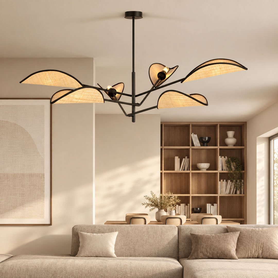 VENE 6 hanglamp in Japandi interieur